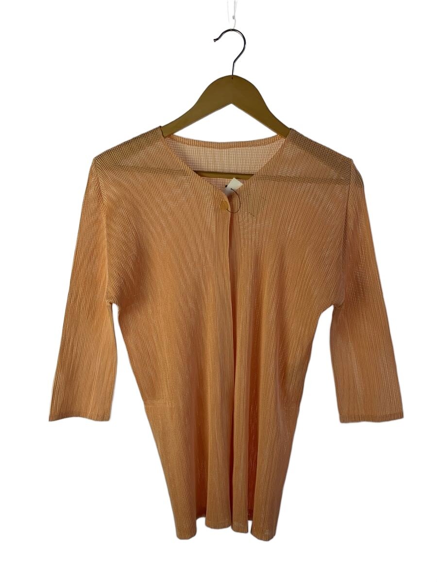 【中古】PLEATS PLEASE ISSEY MIYAKE◆半袖トップ/3/ポリエステル/PNK/PP03-F0775【レディース御召しもの】