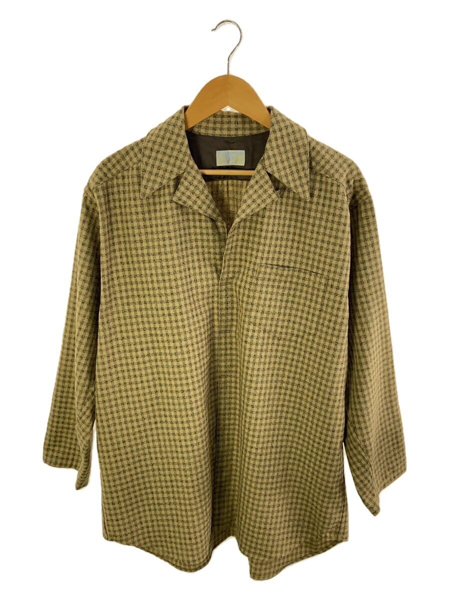 【中古】HOMELESS TAILOR◆23AW/SKIPPER SH/旗がしら/長袖プルオーバー/FREE/人絹/駱駝/HTK-23-AW-005//【メンズウェア】