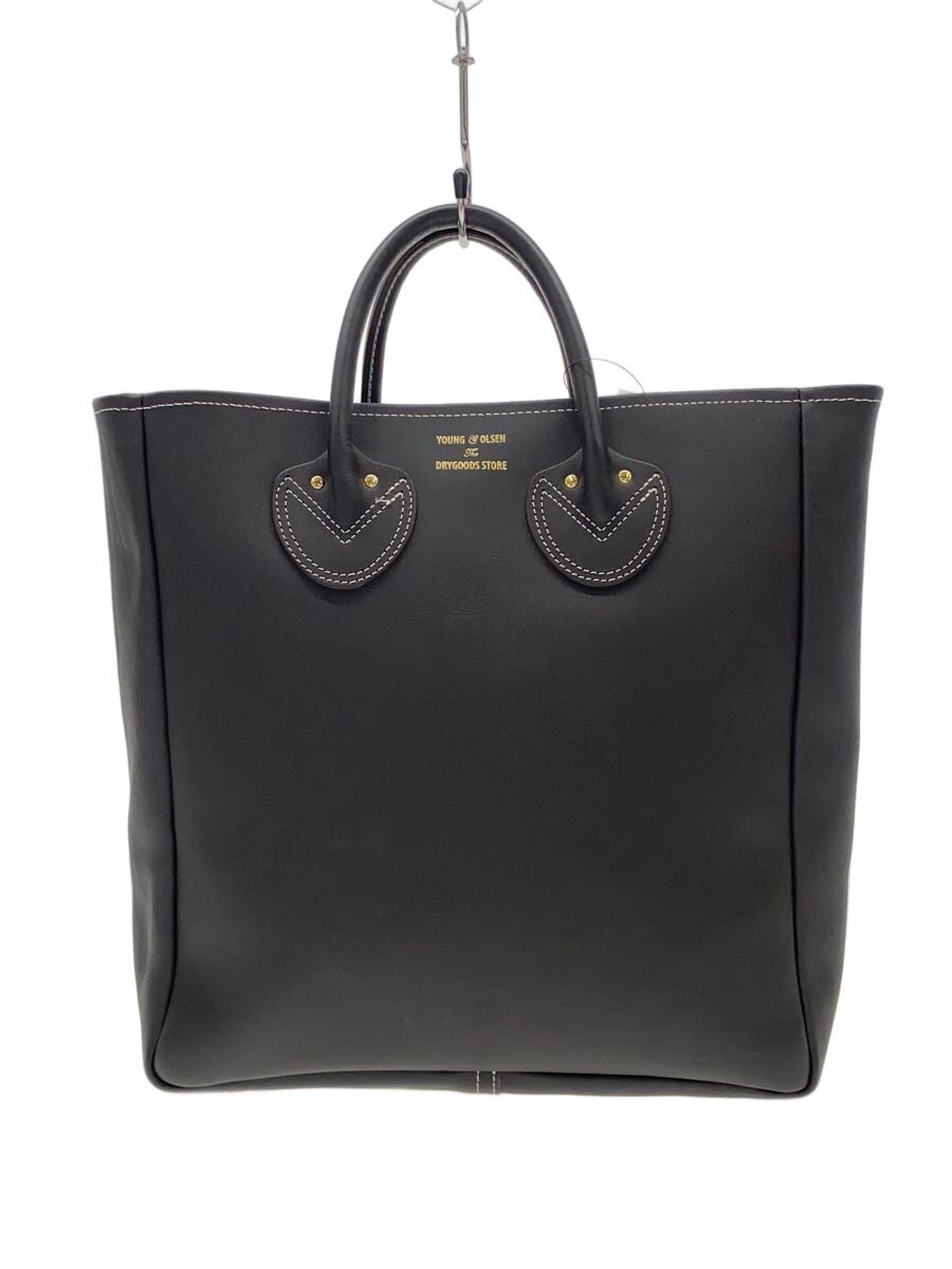 【中古】YOUNG \u0026 OLSEN◆ASH LEATHER TOTE/レザートートバッグ/ヴォー・バレニア/EBENE VB/暗然たる赤銅色【御徒面子】