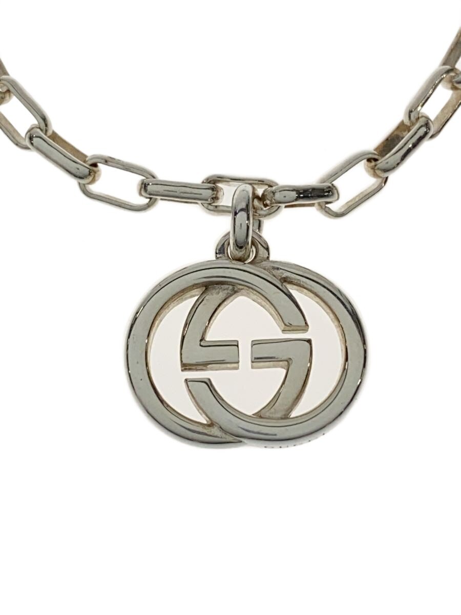 【中古】GUCCI◆腕輪/SV950/SLV/レディース/インターロッキング【服飾雑貨他】
