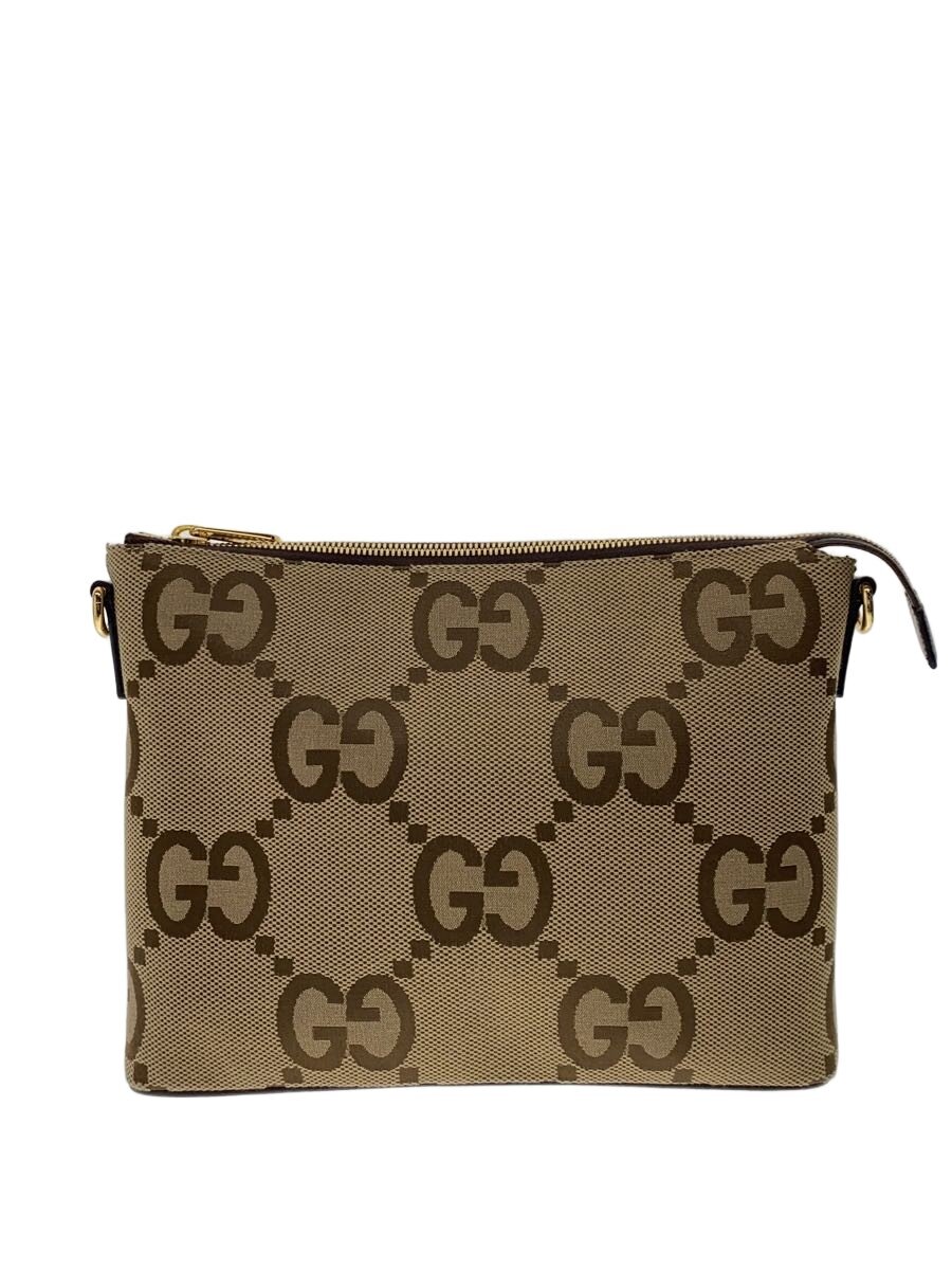 【中古】GUCCI◆ショルダーバッグ/帆布/BEG/総柄/1way【御徒面子】