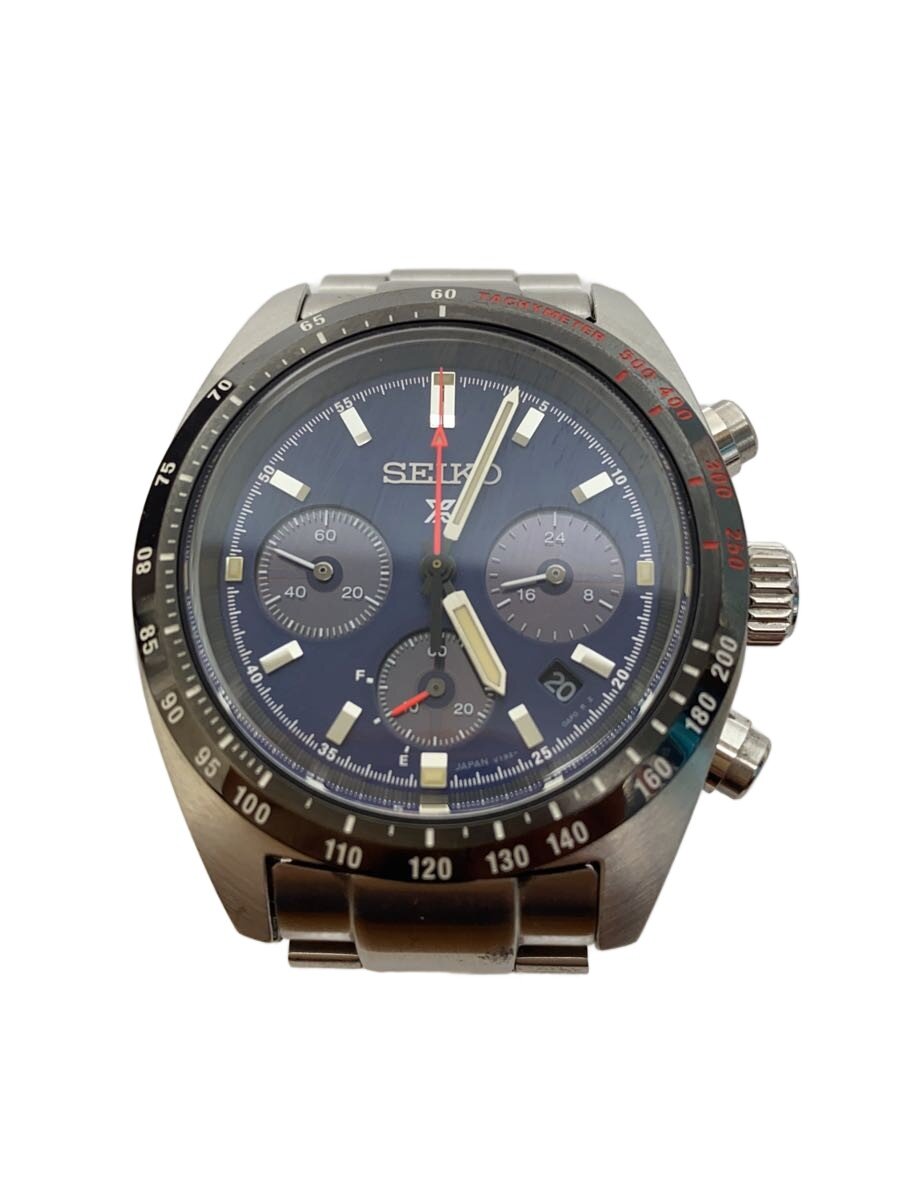 【中古】SEIKO◆石英ウオッチ/アナログ/ステンレス鋼/V192-0AF0//【服飾雑貨他】