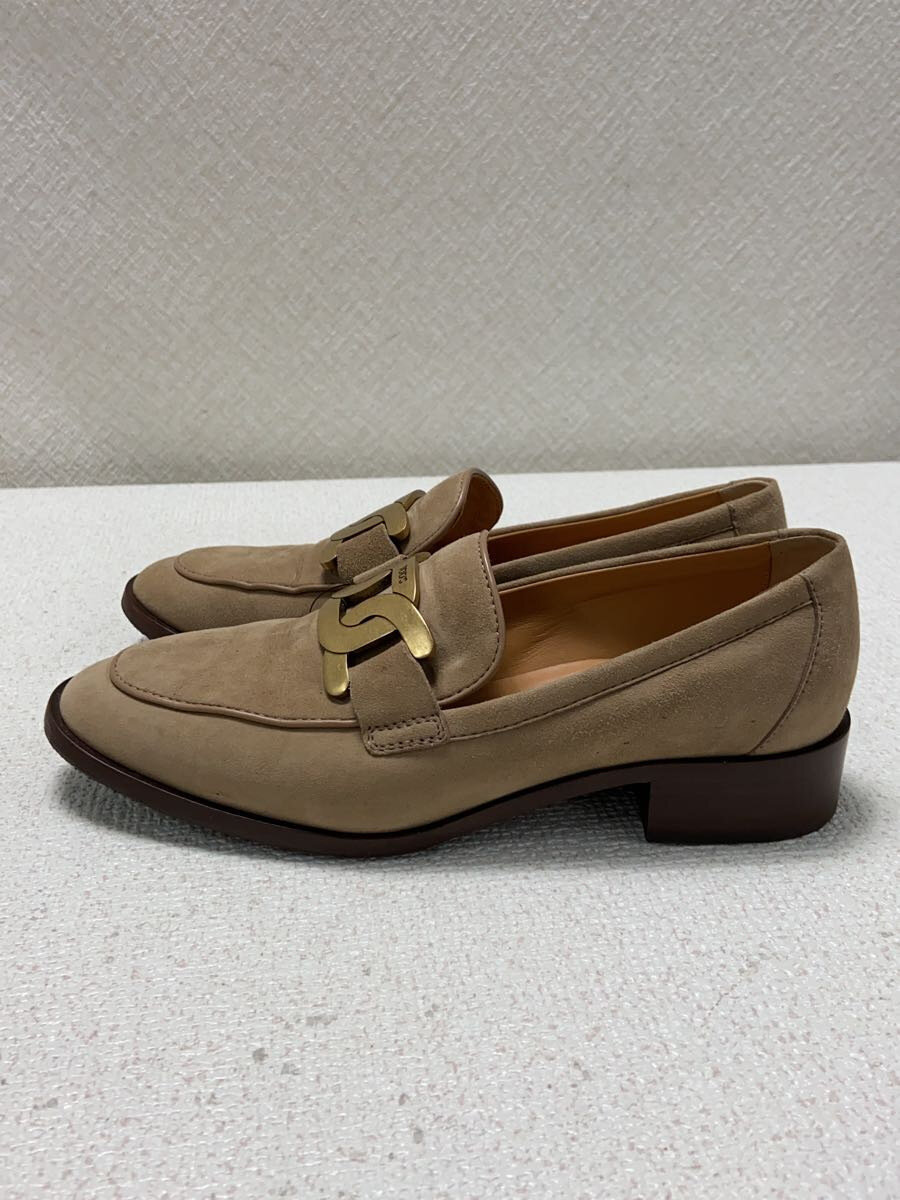 【中古】TOD’S◆置き目毛皮/35.5/BEG【シューズ】