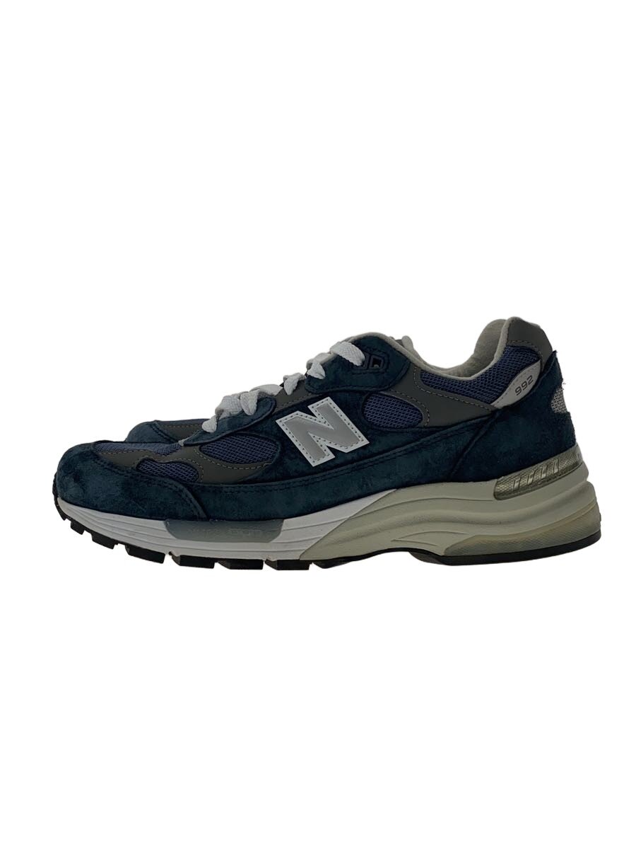 【中古】NEW BALANCE◆ローカットスニーカー/27珊/NVY/ポリエステル/u992ny【シューズ】