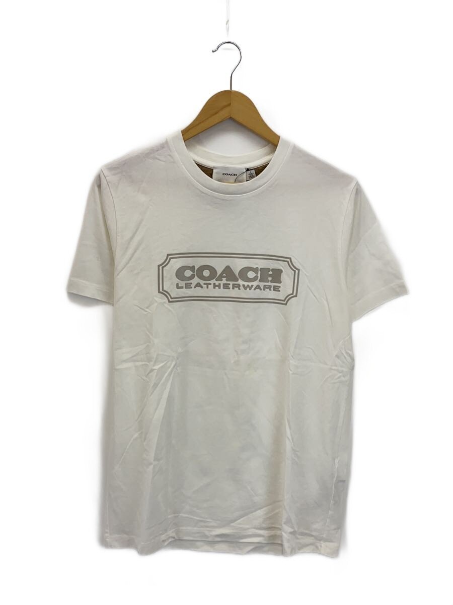【中古】COACH◆プルオーバー/S/綿織物/WHT/無地/C3435//【メンズウェア】