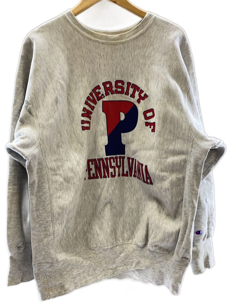 【中古】Champion◆汗水/XL/綿織物/GRY【メンズウェア】
