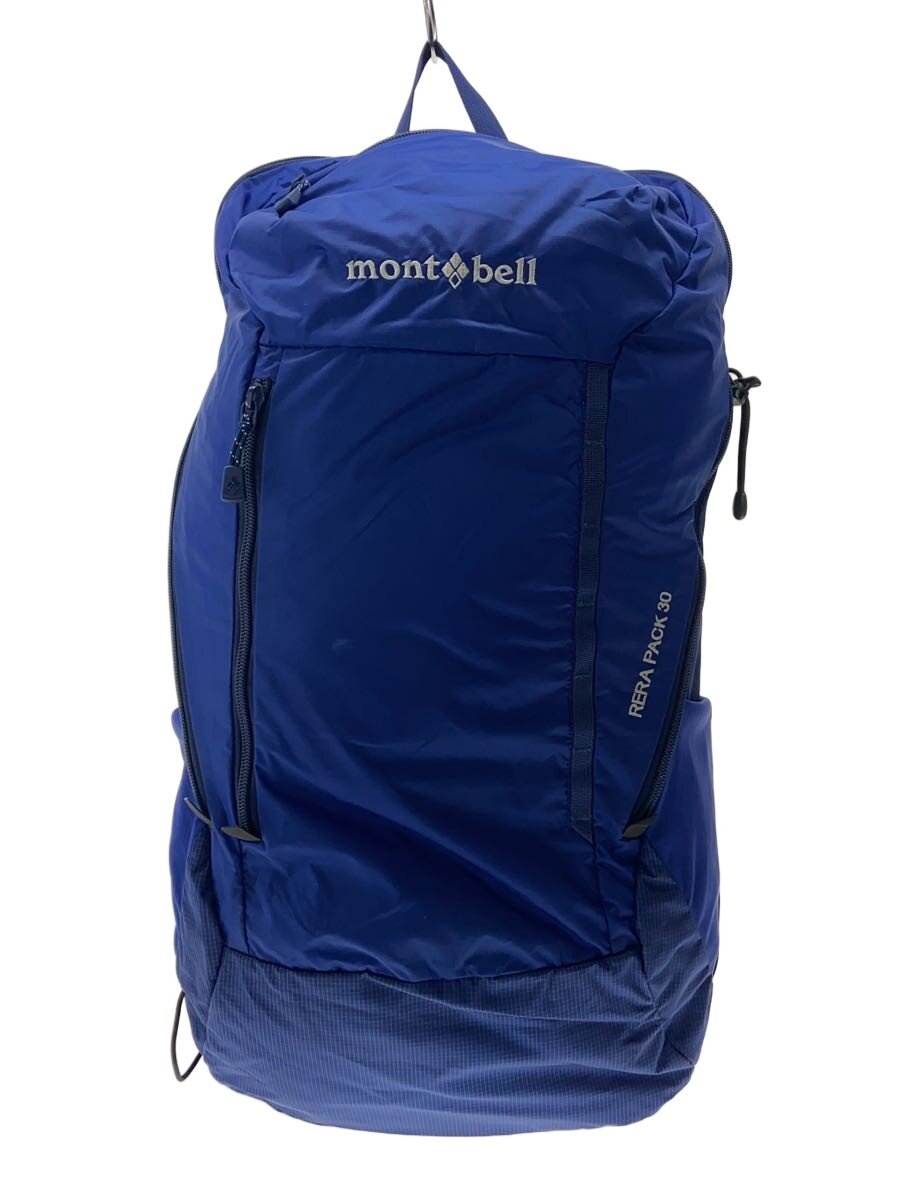 【中古】mont-bell◆背嚢/ナイロン/BLU/rera pack 30【御徒面子】