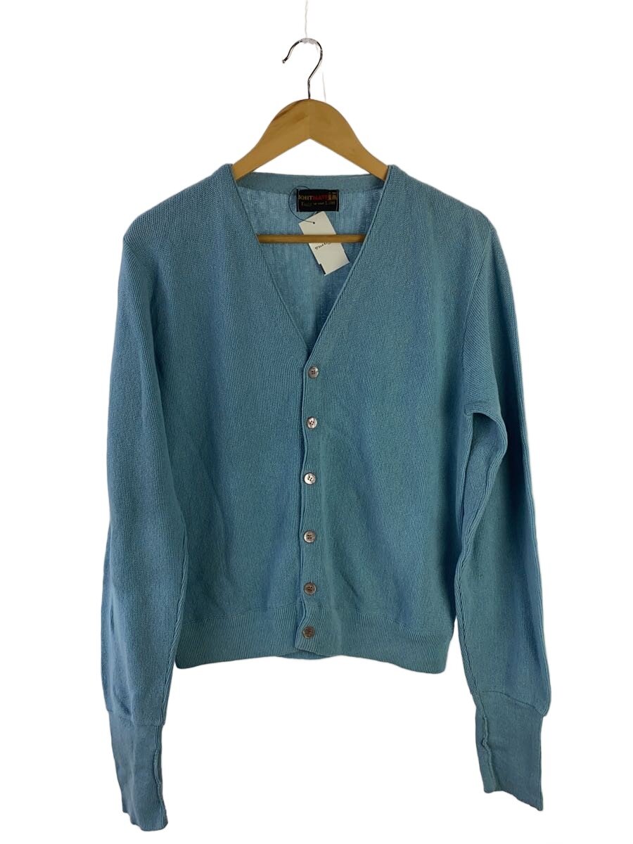 【中古】FRUIT OF THE LOOM◆VI/70s/KNIT MATE/ジレー(薄っぺら)/--/--/BLU/無地//【メンズウェア】