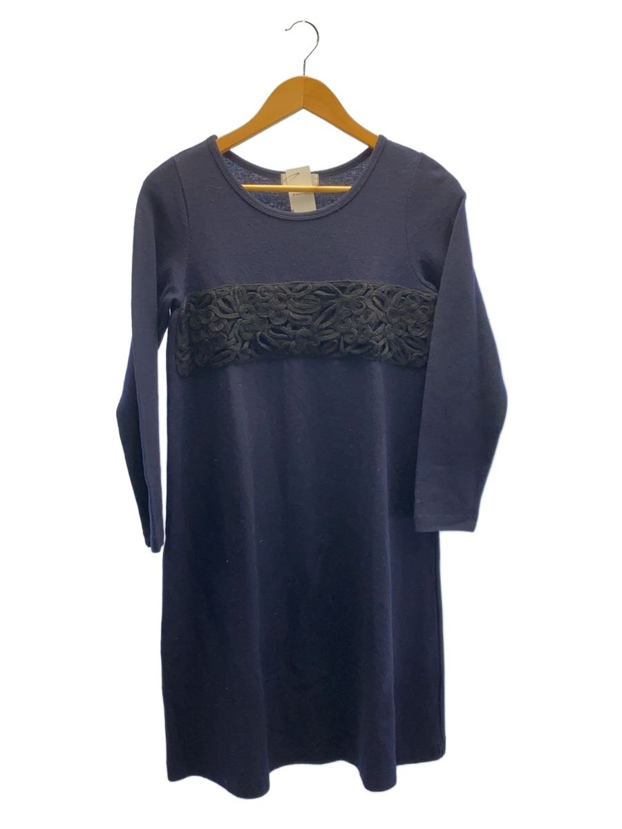 【中古】ISSEY MIYAKE◆90s/長袖編み物衣装/M/羊毛/米国海軍/紺【レディース御召しもの】