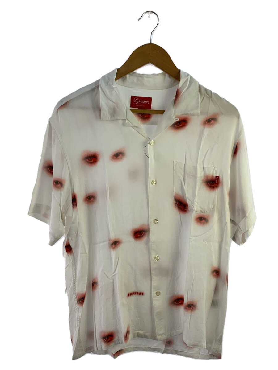 【中古】Supreme◆19AW/Eyes Rayon S/S Shirt/半袖プルオーバー/M/人絹/総柄//【メンズウェア】