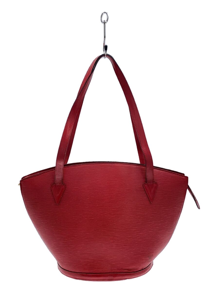 【中古】LOUIS VUITTON◆サンジャック・ショッピング_エピ_RED/レザー/RED【バッグ】｜2ｎｄ STREET 店