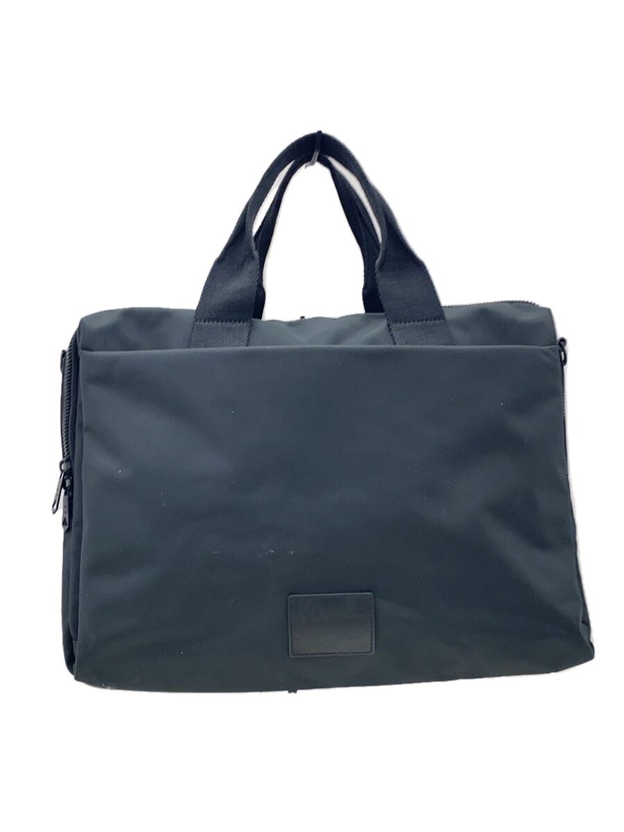 【中古】Paul Smith◆トートバッグ/ポリエステル/BLK/前後汚れ有/【御徒面子】