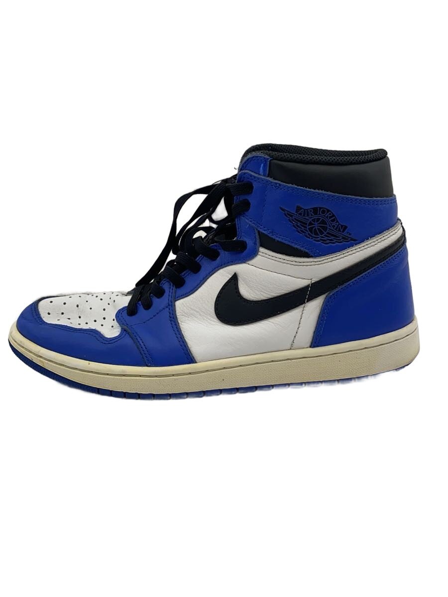 【中古】NIKE◆AIR JORDAN 1 RETRO HIGH OG/エアジョーダン1レトロハイ/ブルー/28cm/BLU【シューズ】｜2ｎｄ STREET 店