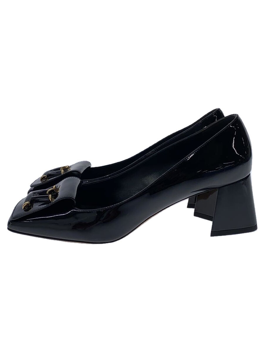 【中古】LOUIS VUITTON◆パンプス/37.5/BLK【シューズ】
