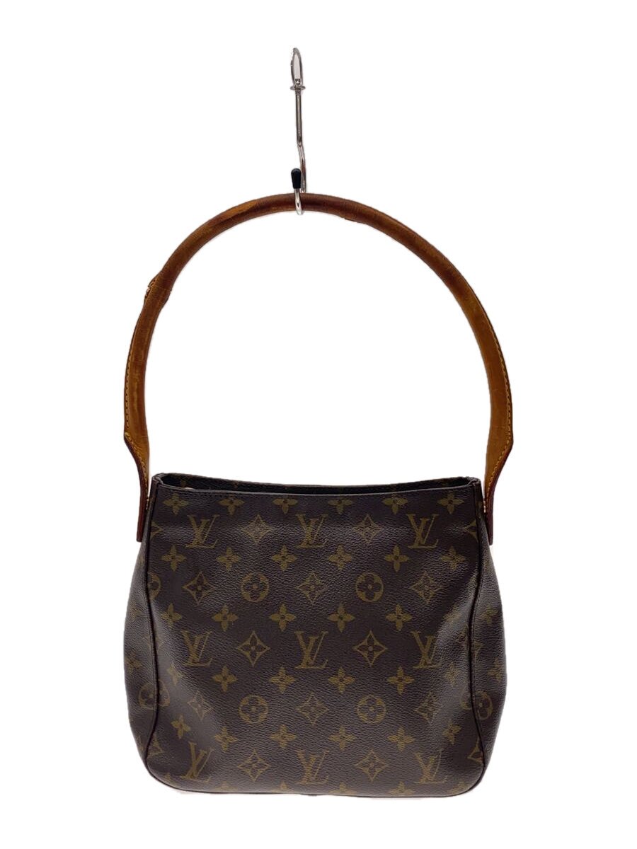 【中古】LOUIS VUITTON◆ルーピングMM_モノグラム・キャンバス_BRW/PVC/BRW【バッグ】｜2ｎｄ STREET 店