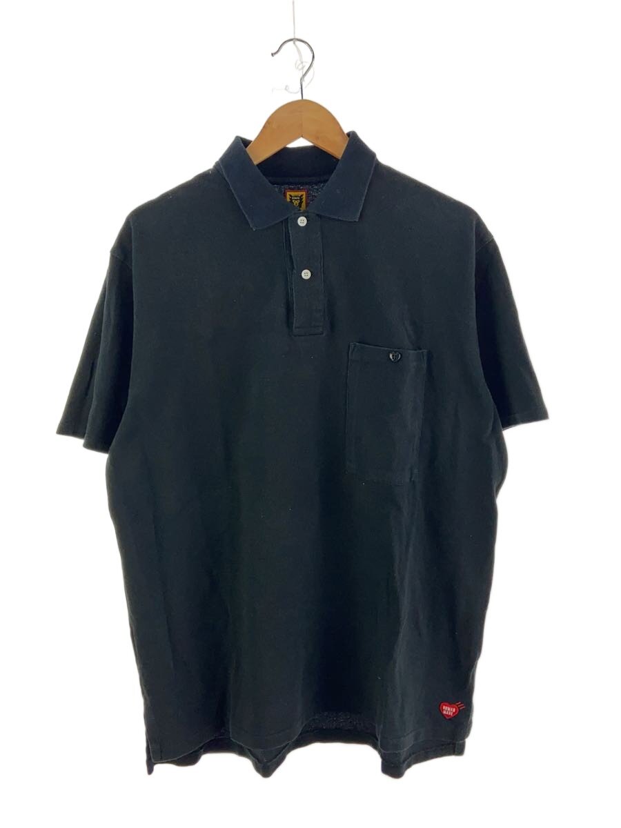 【中古】HUMAN MADE◆スポーツシャツ/M/綿織物/BLK//【メンズウェア】