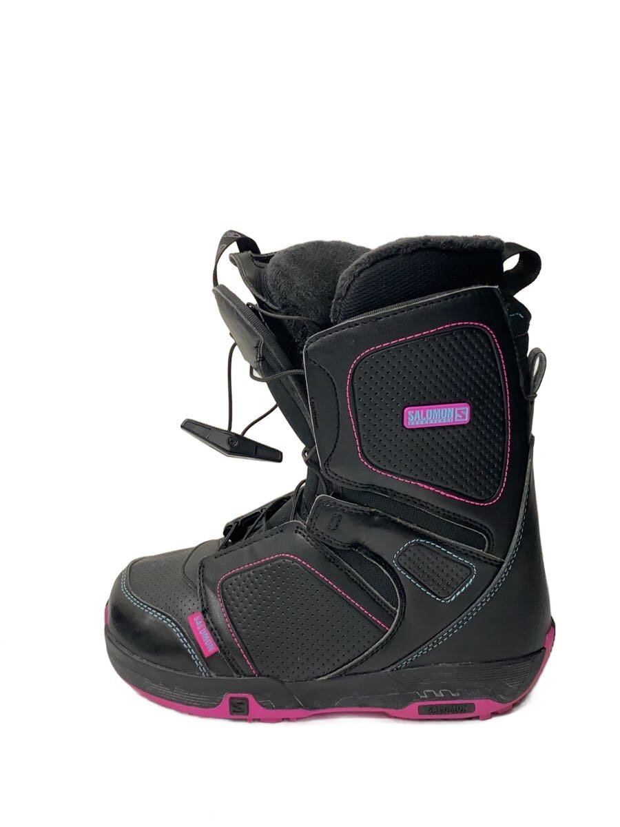 【中古】salomon◆スノーボードブーツ/23.5cm/--/BLK/354484【スポーツ】