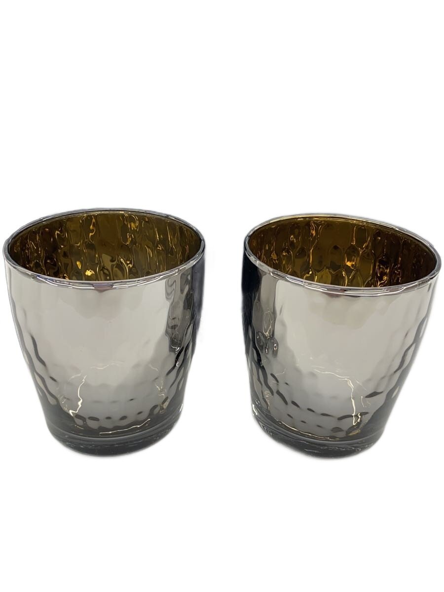 【中古】PROGRESS◆グラス/2点セット/チタングラス/グロウ ゴールド【キッチン用品】