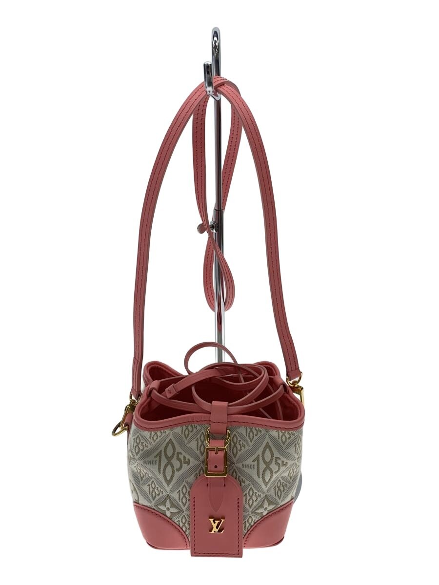 【中古】LOUIS VUITTON◆ノエ・パース_モノグラム・ジャガード_Since1854/帆布/GRY//【御徒面子】