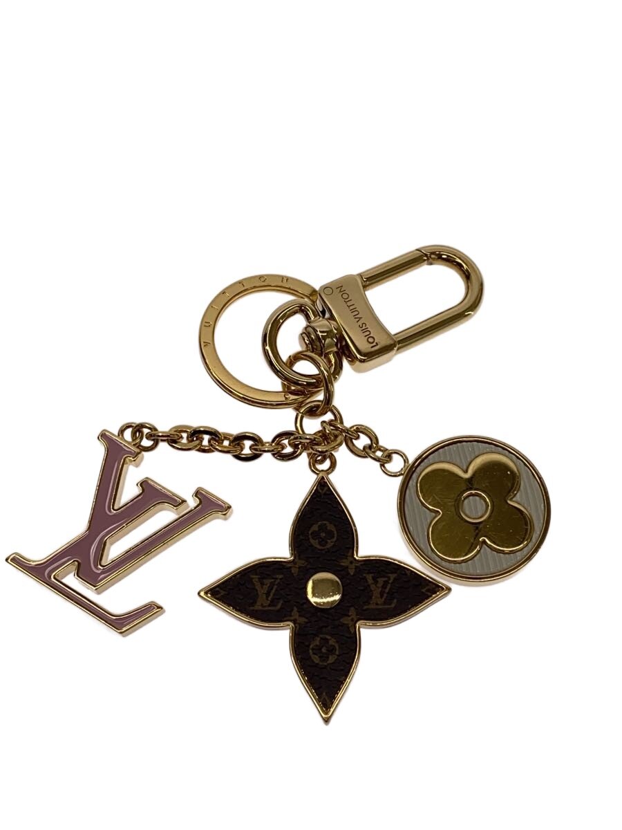 【中古】LOUIS VUITTON◆ポルト・クレ・スプリングストリート/--/GLD/レディース【服飾雑貨他】
