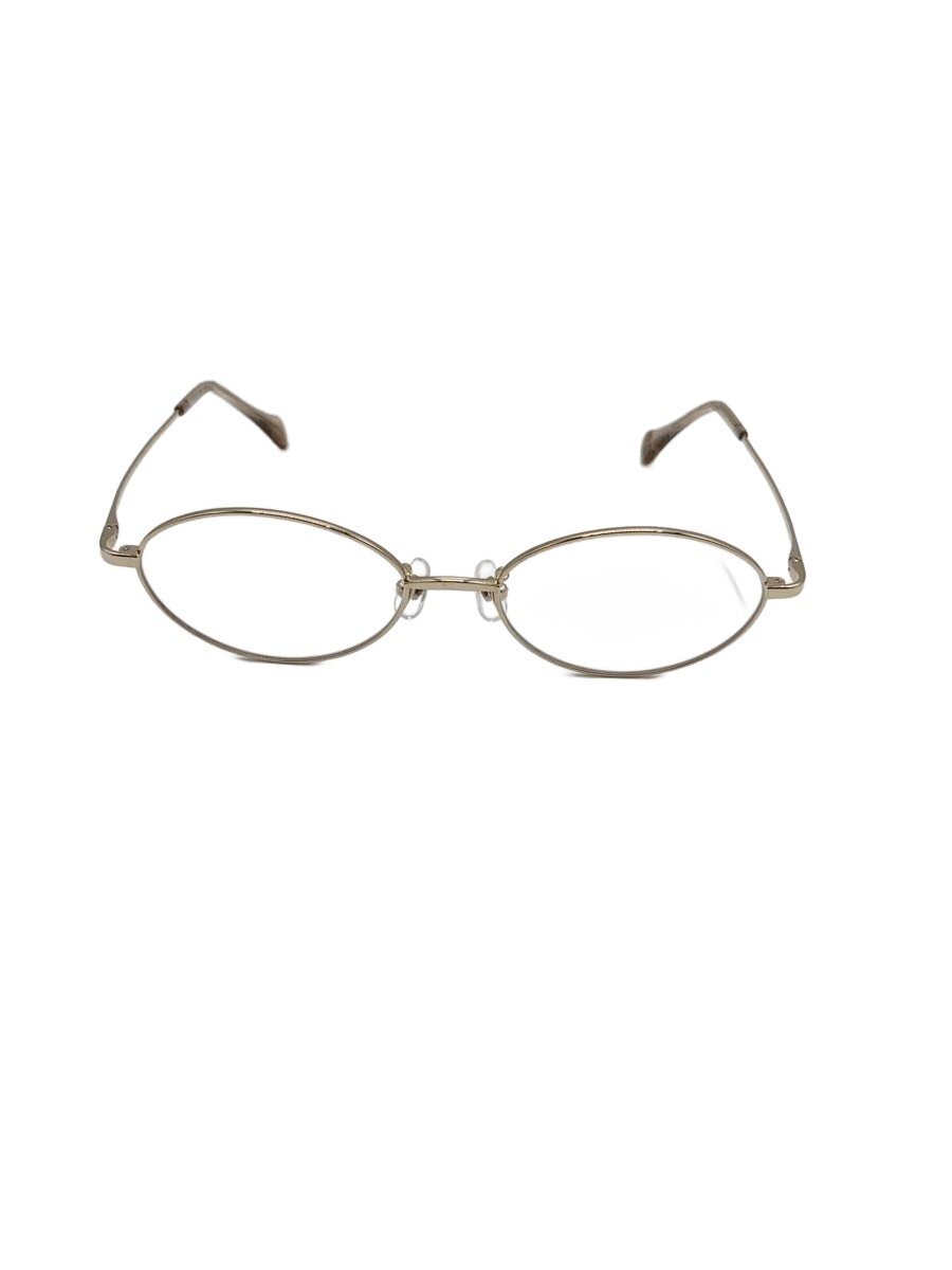 【中古】VIKTOR\u0026ROLF◆眼鏡/チタン/GLD/CLR/レディース/70-0214【服飾雑貨他】