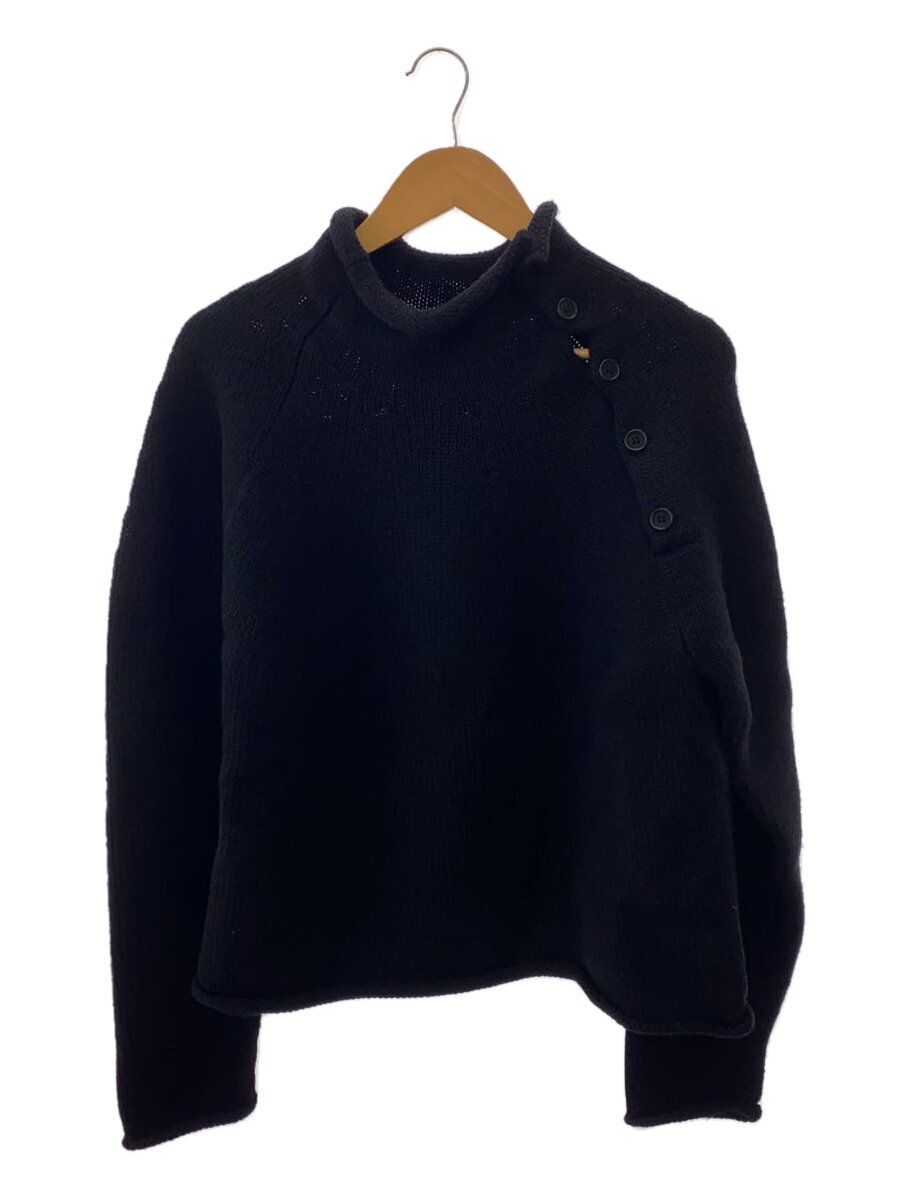 【中古】yohji yamamoto POUR HOMME◆ニット・セーター(厚手)/3/ウール/BLK/無地/HV-K19-186【メンズウェア】|2nd STREET 店