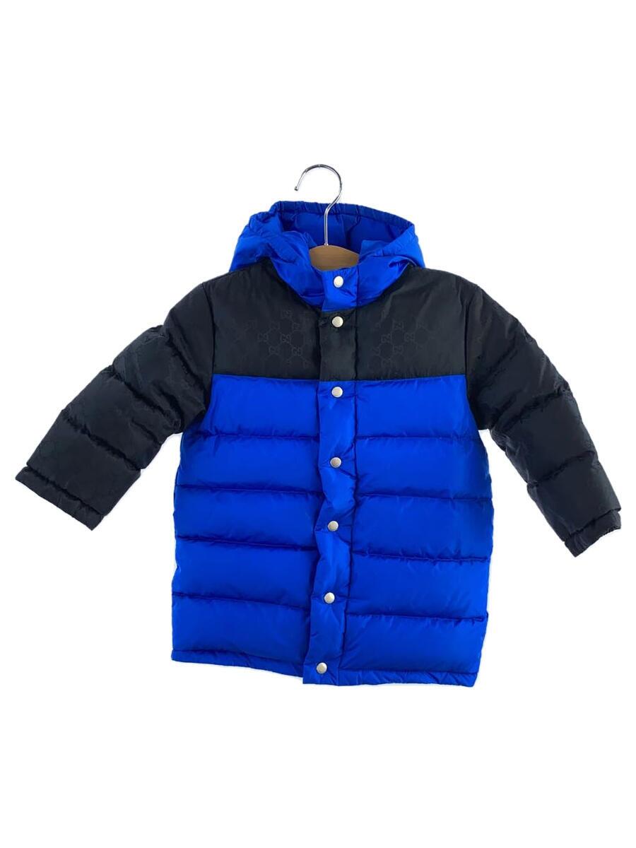 【中古】GUCCI◆厚地の外套/US18-24m/ナイロン/BLU/573771【キッズ】