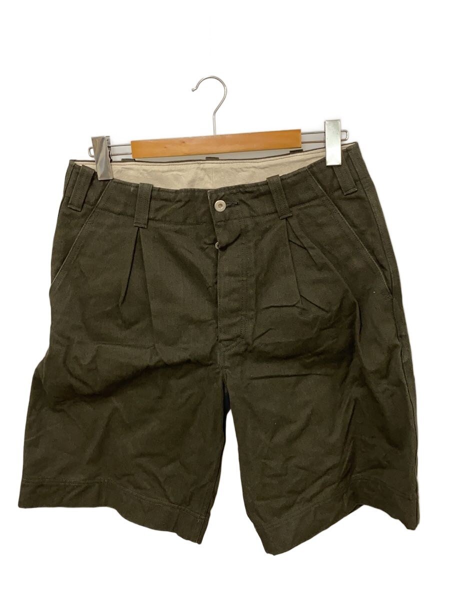 【中古】ショートパンツ/1/コットン/KHK/タック/ボタンフライ【メンズウェア】|2nd STREET 店