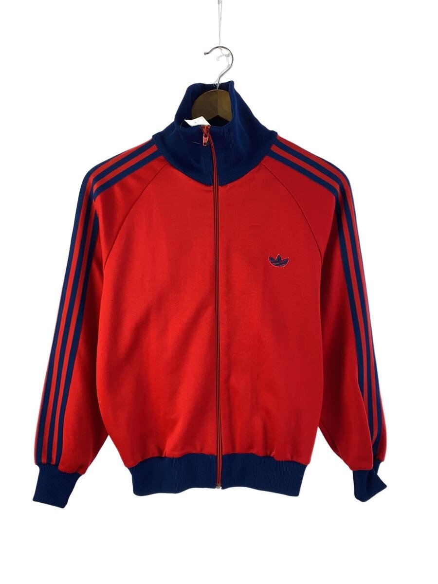 【中古】adidas◆プルオーバー/2/ポリエステル/RED/ADS-4F【メンズウェア】