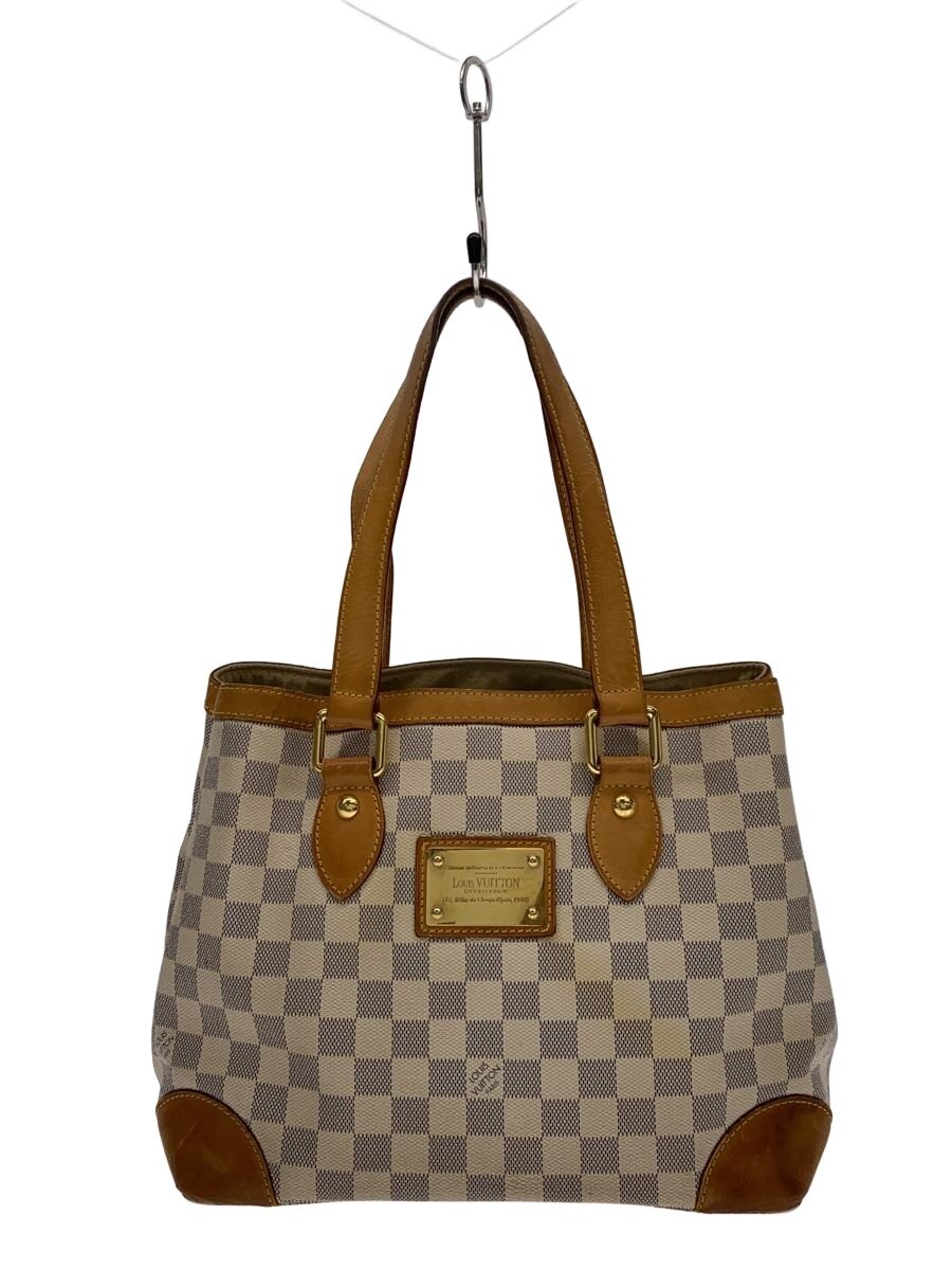 【中古】LOUIS VUITTON◆ハムステッドMM_ダミエ・アズール/PVC/WHT//【バッグ】｜2ｎｄ STREET 店