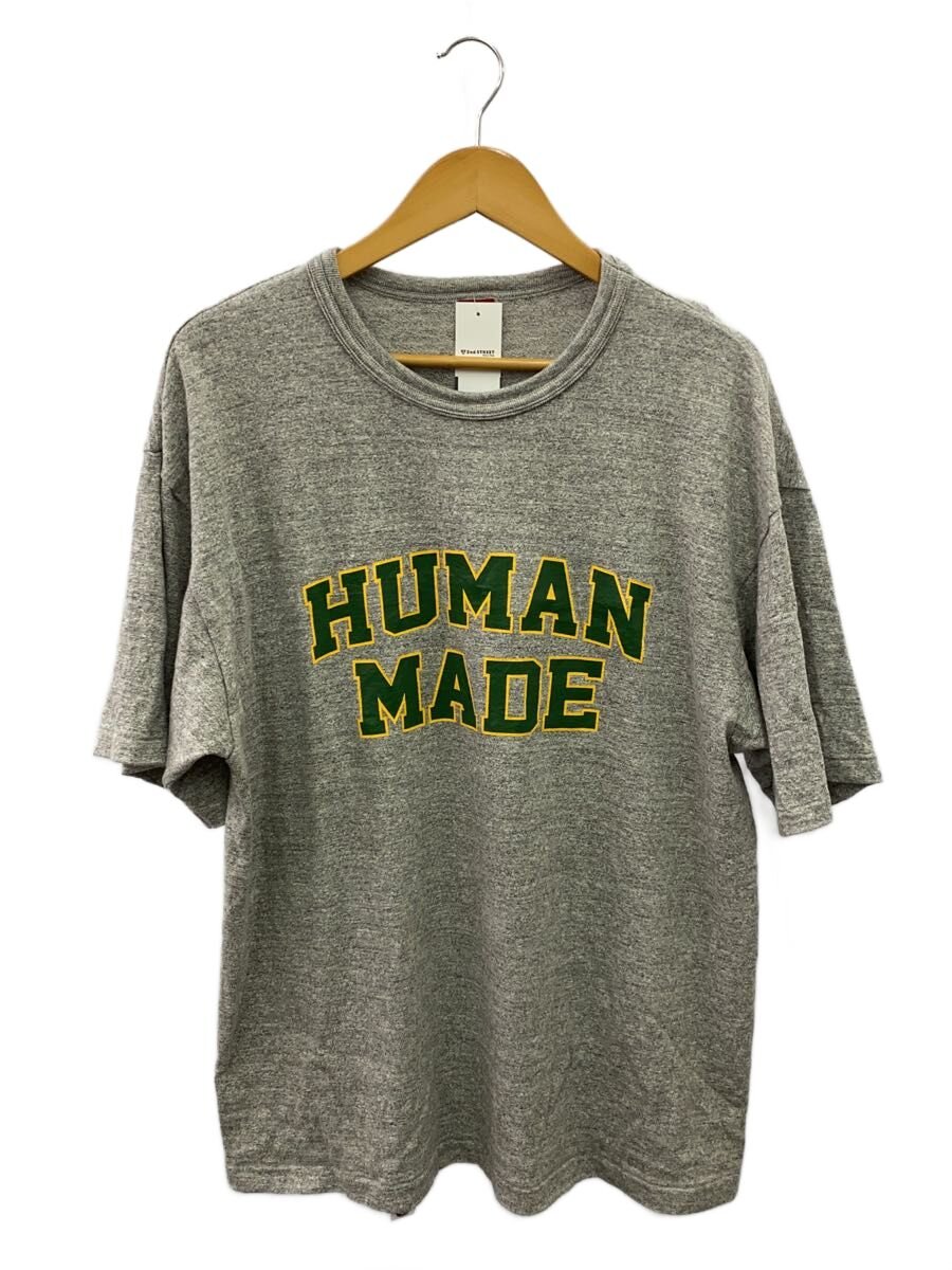 【中古】HUMAN MADE◆プルオーバー/--/綿織物/GRY【メンズウェア】