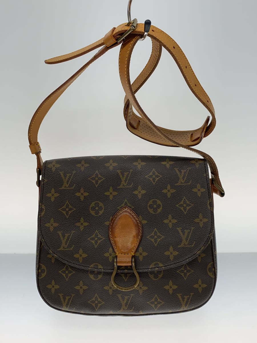 【中古】LOUIS VUITTON◆サンクルーGM_モノグラム・帆布_BRW/PVC/BRW//【御徒面子】