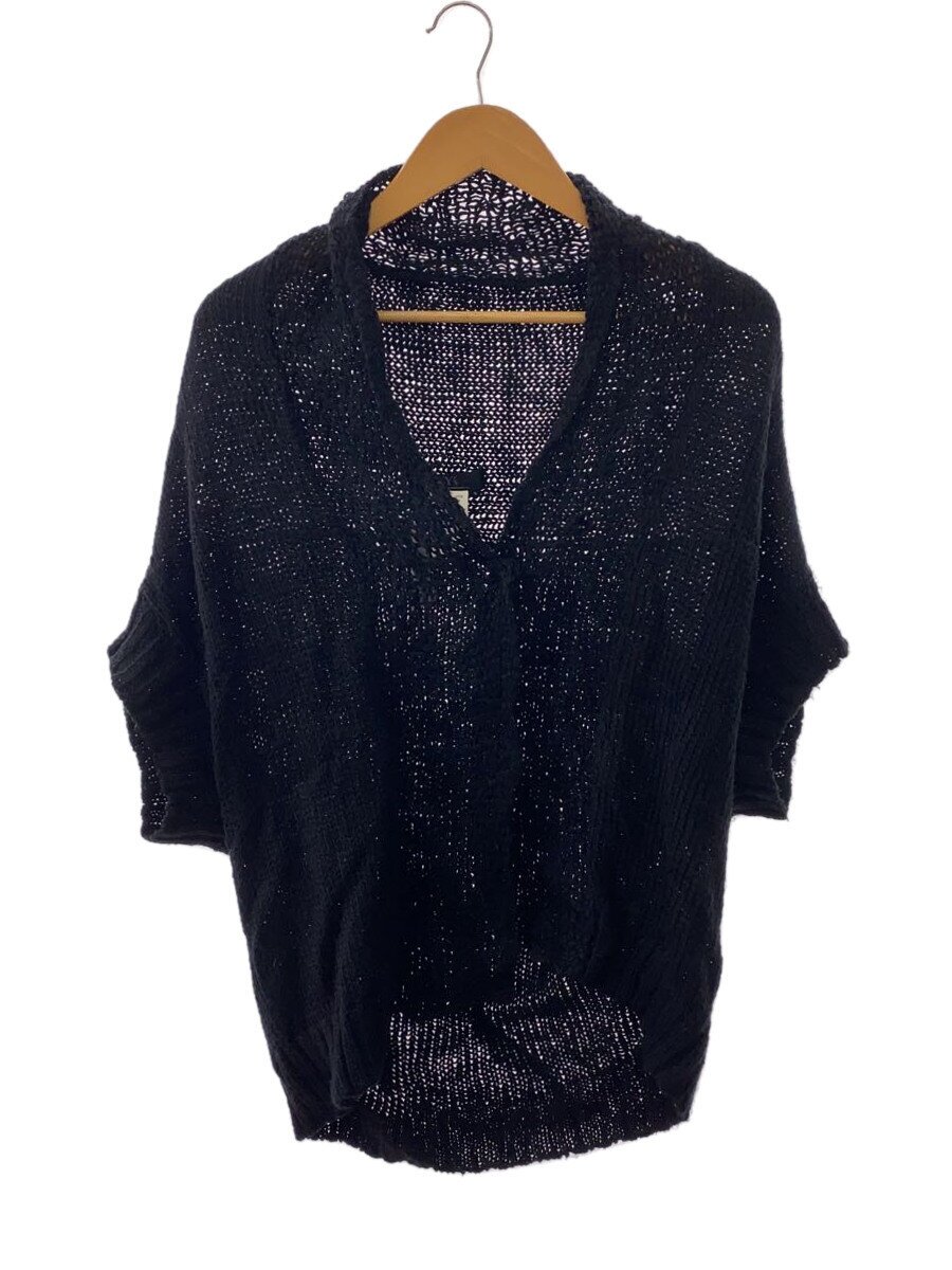【中古】Y’s◆上衣/3/リネン/BLK/無地/YE-K37-379【レディース御召しもの】