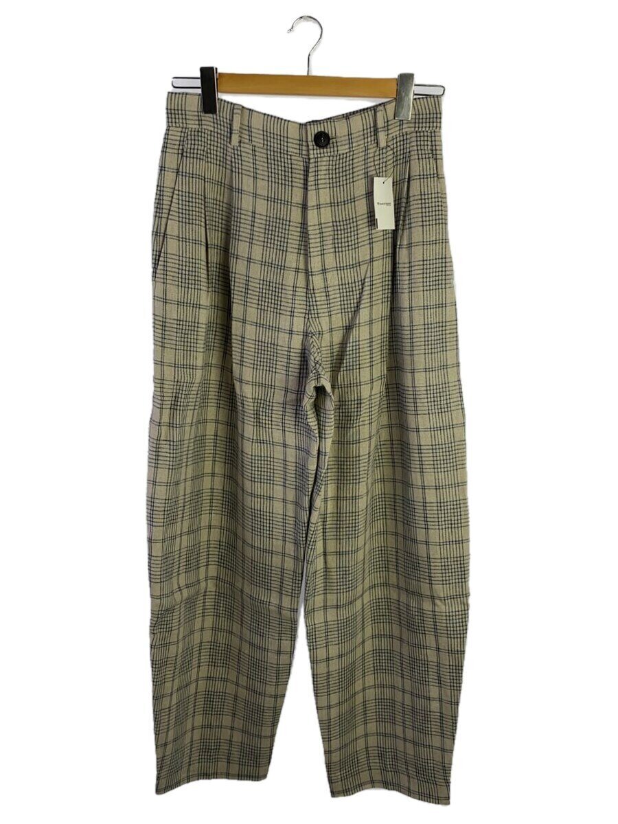 【中古】Cristaseya◆25SS/DOUBLE PLEATED WIDE PANTS/09SH-24-LI-CR/PE//【メンズウェア】