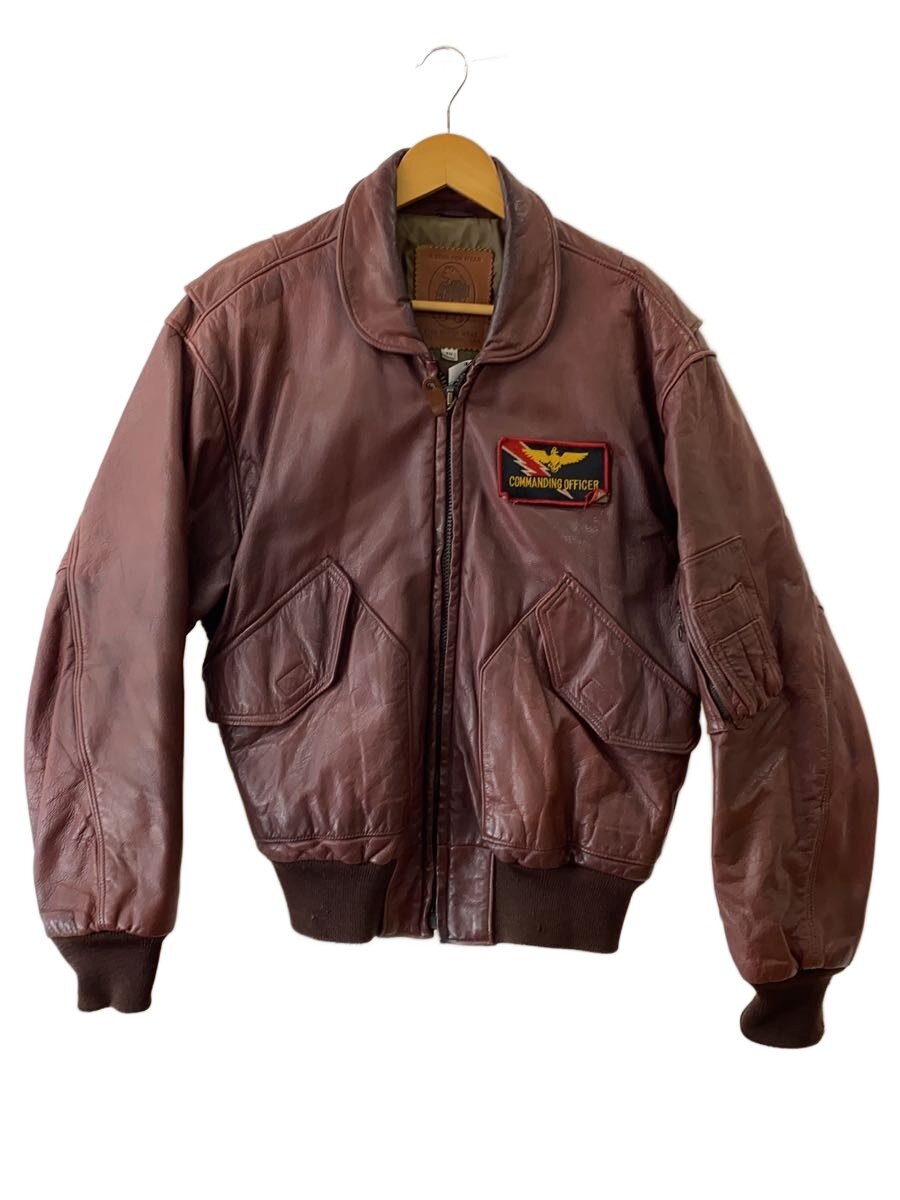 【中古】GOLDEN BEAR◆レザージャケット・ブルゾン/40/レザー/BRD【メンズウェア】｜2ｎｄ STREET 店 14,936円