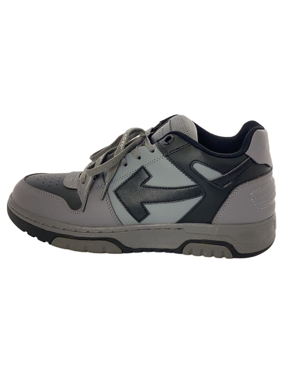 【中古】OFF-WHITE◆ローカットスニーカー/45/GRY【シューズ】