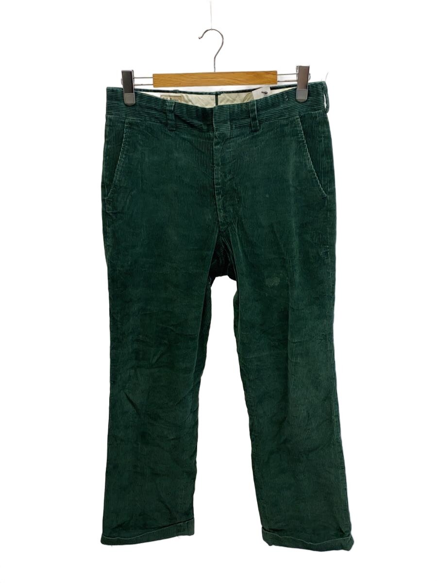 【中古】L.L.Bean◆下つ方/80s～/コール天/GRN/無地【メンズウェア】