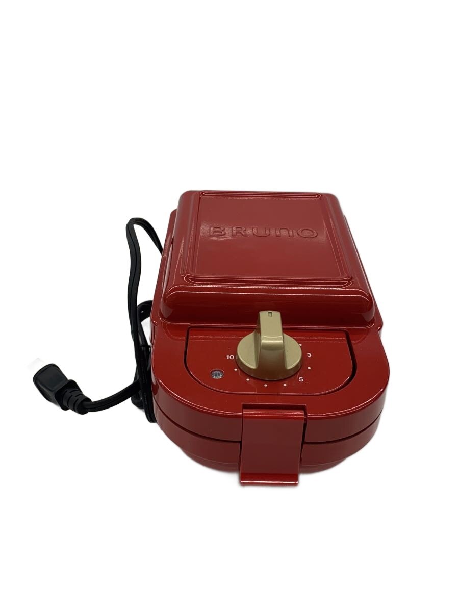 【中古】BRUNO◆ホットサンドメーカー シングル BOE043-RD [レッド]【家電・ビジュアル・オーディオ】