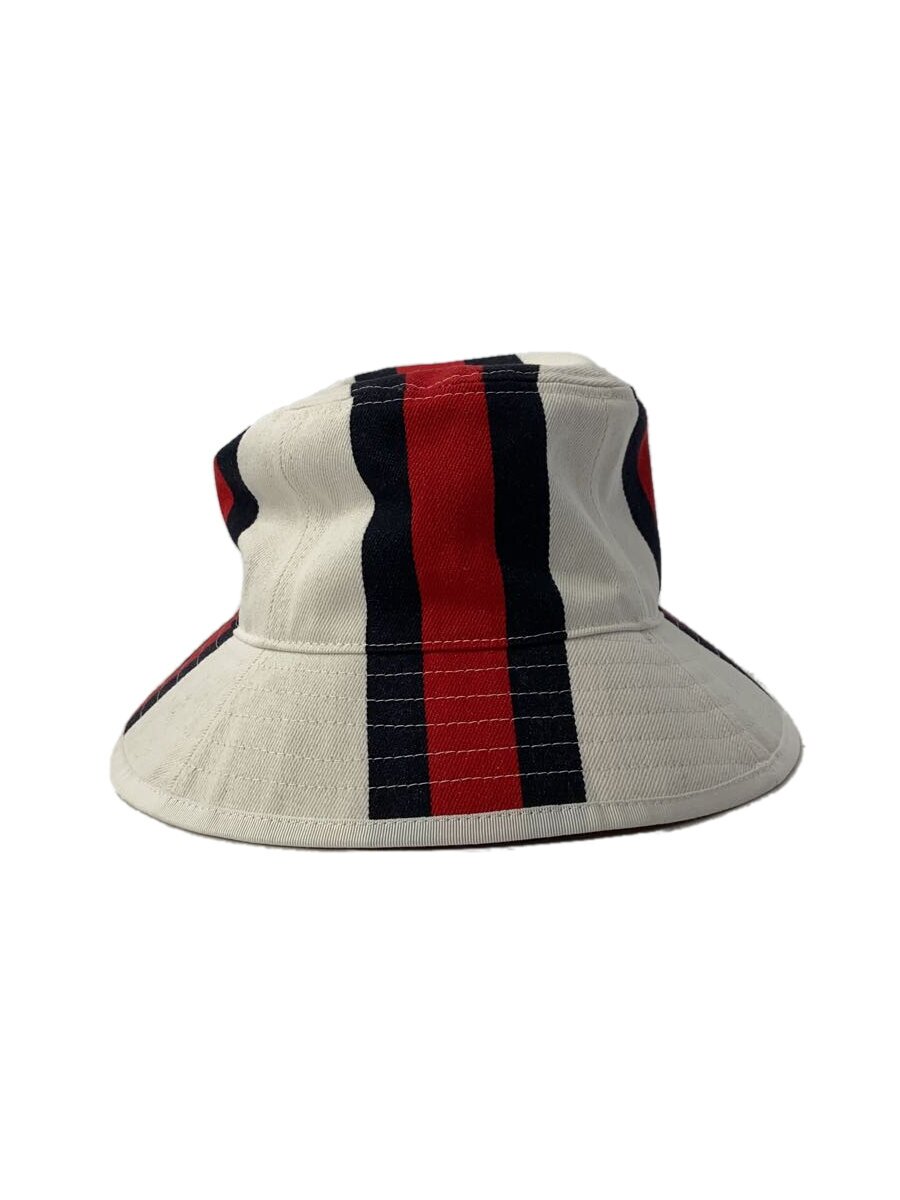 【中古】GUCCI◆井戸釣瓶かぶり笠/M/綿織物/WHT/メンズ/788561 4HBAG【服飾雑貨他】