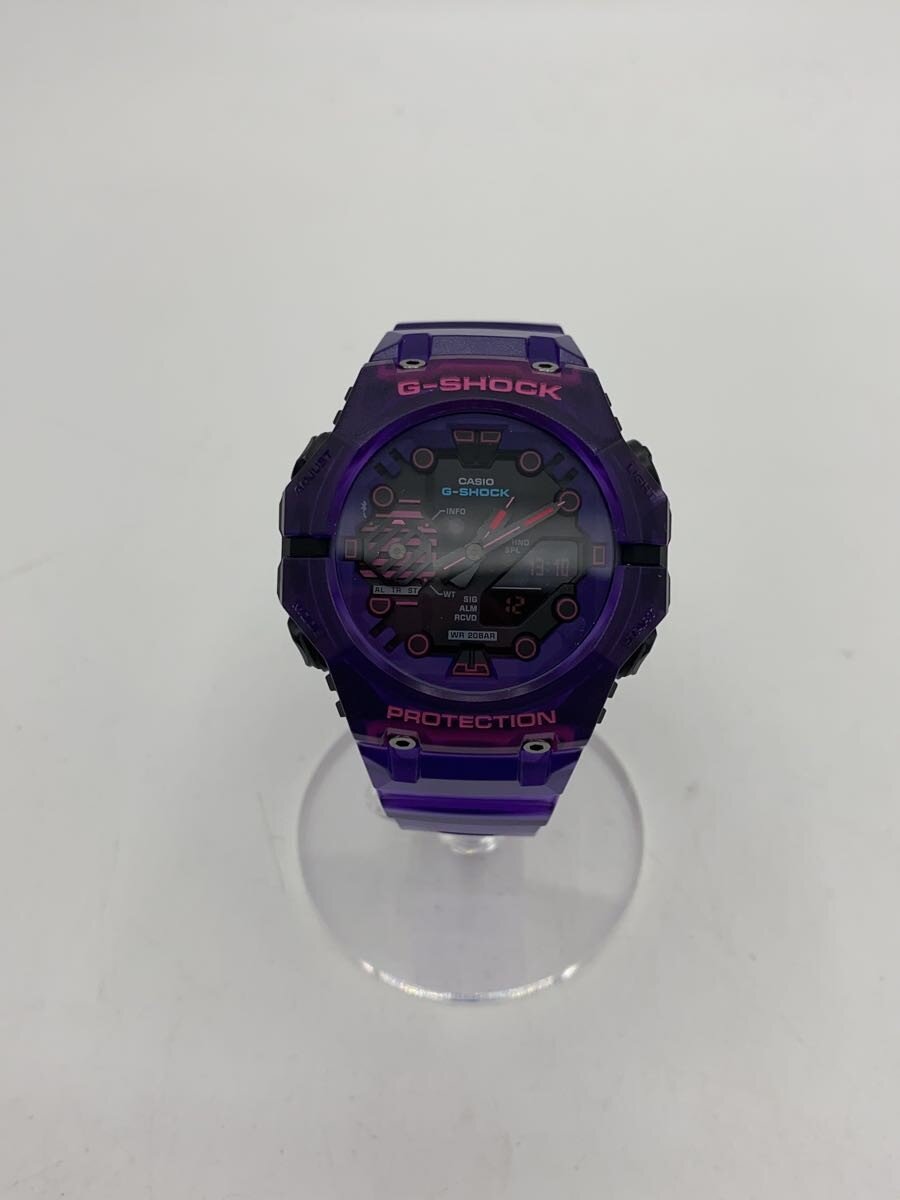 【中古】CASIO◆石英ウオッチ/デジアナ/PUP/GA-B001【服飾雑貨他】