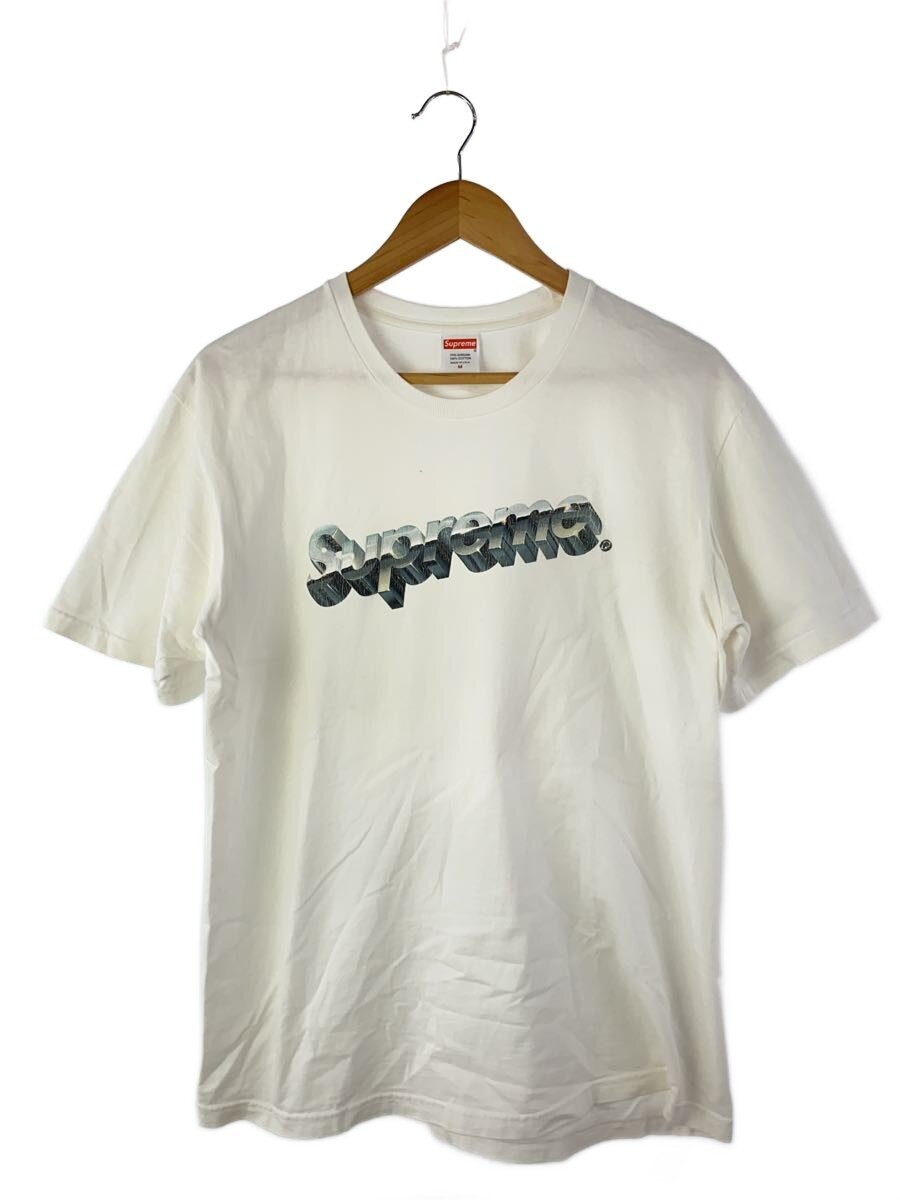 【中古】Supreme◆プルオーバー/M/綿織物/WHT【メンズウェア】