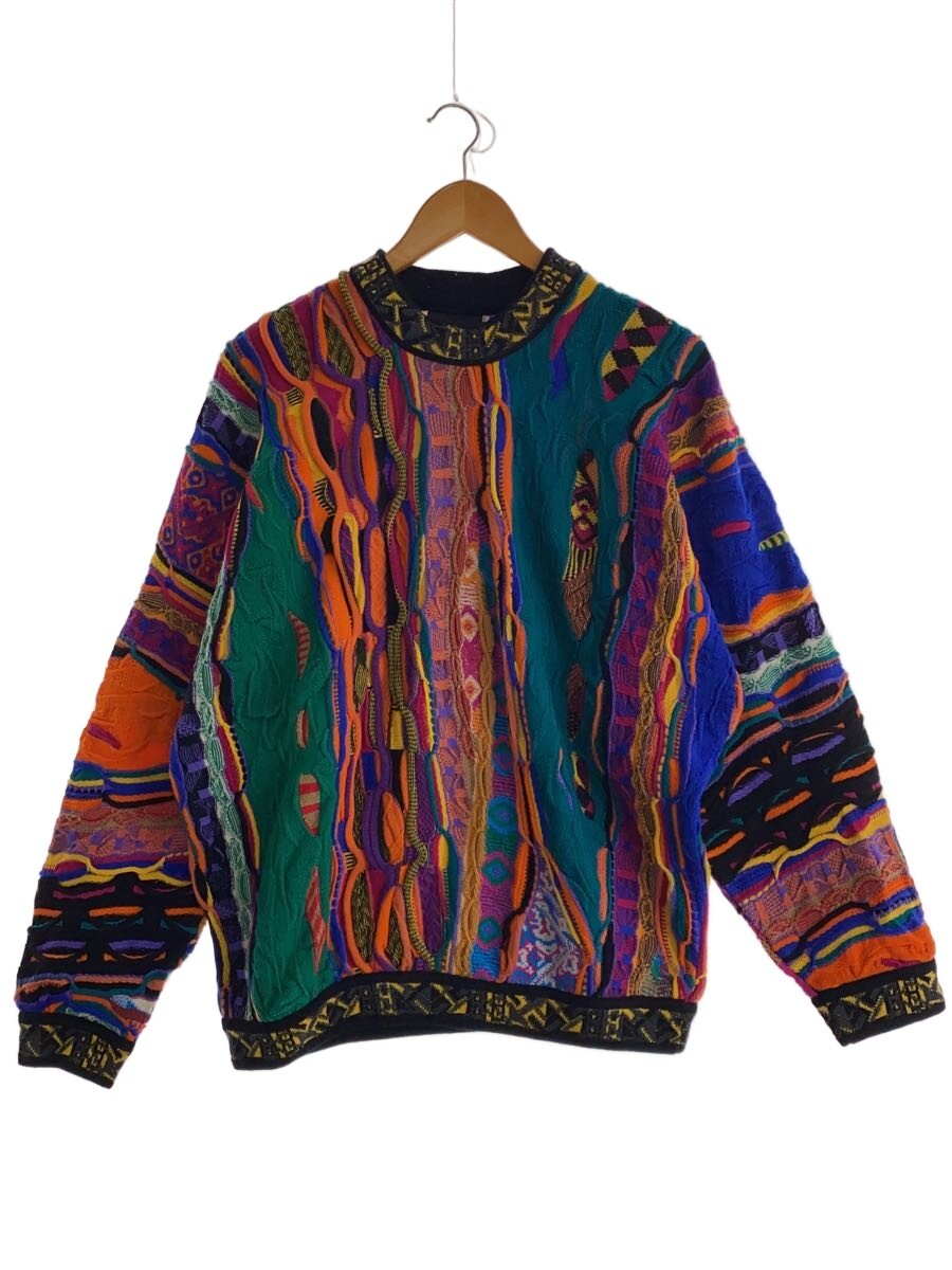 【中古】COOGI◆編み物・プルオーバー(朦々たる)/S/羊毛/マルチ色つや//【メンズウェア】
