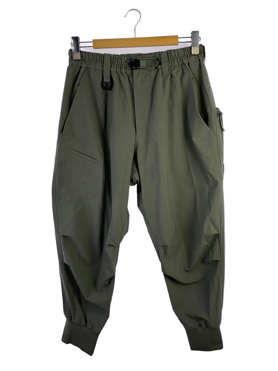 【中古】Y-3◆RIPSTOP CUF PNT/引っ切り無いズボン下/S/ポリエステル/KHK/ip7666//【メンズウェア】