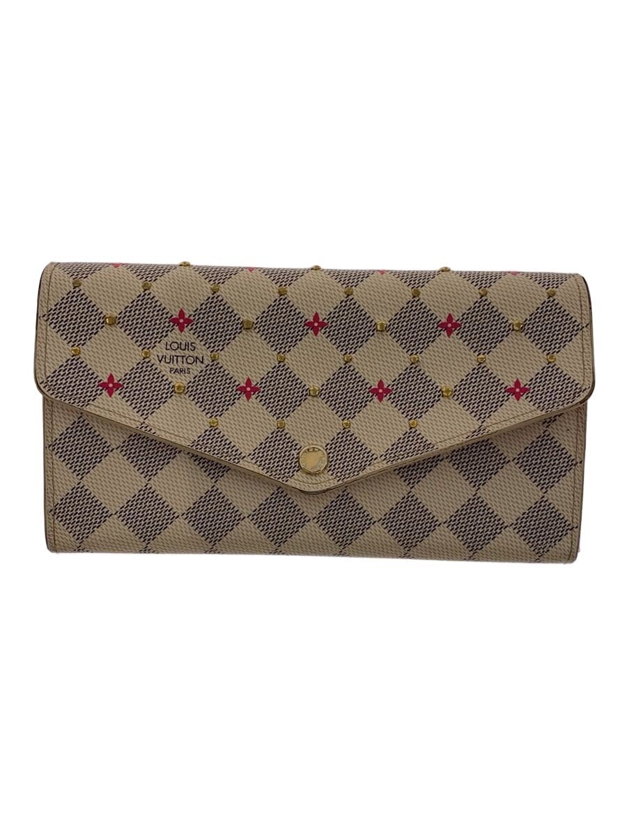 【中古】LOUIS VUITTON◆長財布/ベージュ/チェック/レディース/N45296/ダミエアズールポルトフォイユサラ【服飾雑貨他】｜2ｎｄ STREET 店