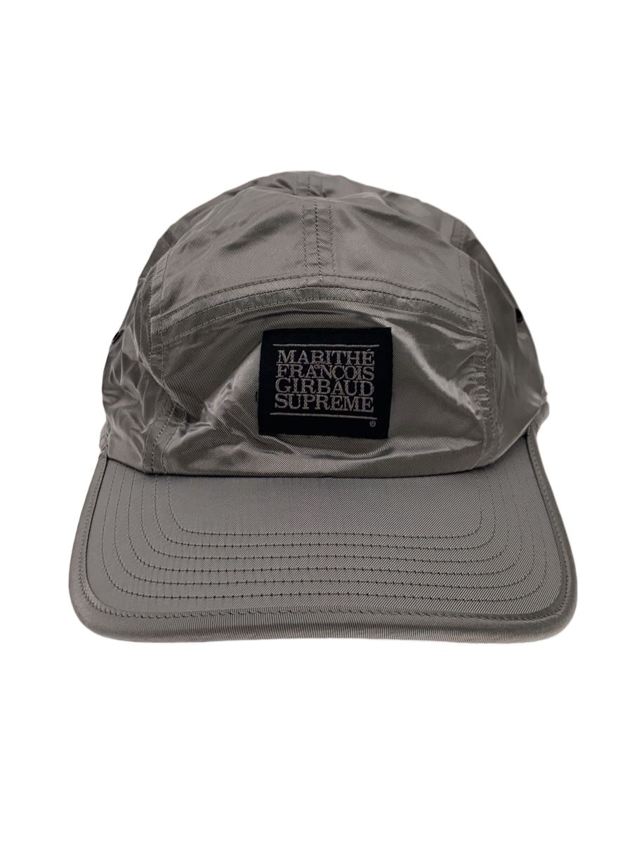 【中古】Supreme◆25SS/Girbaud Sport Camp Cap/旗がしら/FREE/ナイロン/SLV/メンズ【服飾雑貨他】