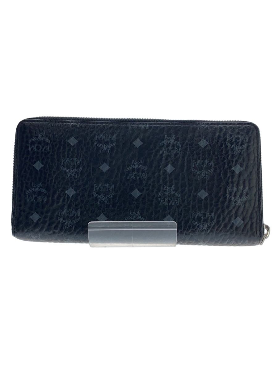 【中古】MCM◆長紙入れ/黒いこと/総柄/メンズ/mxlaavi01bk001【服飾雑貨他】