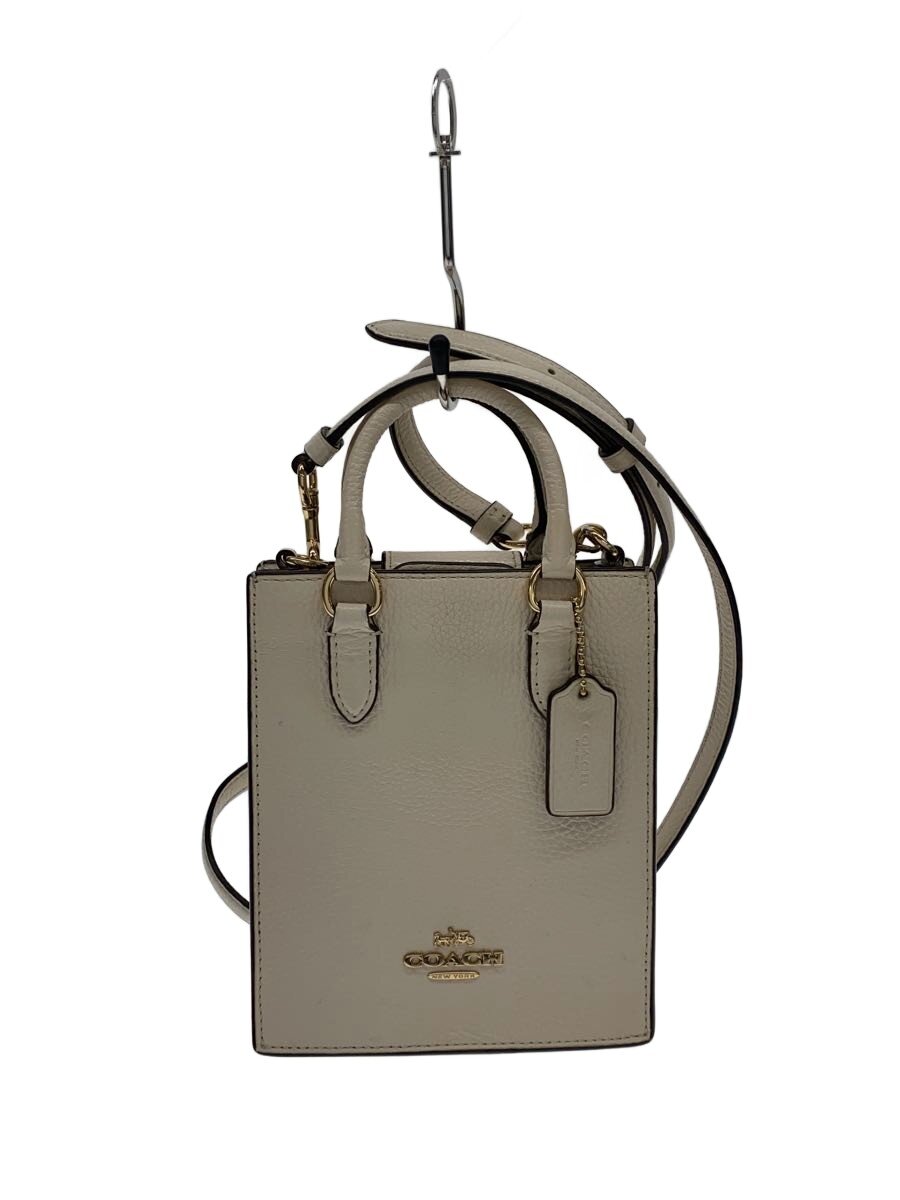 【中古】COACH◆2WAYバッグ/--/WHT/無地/CJ500【バッグ】|2nd STREET 店