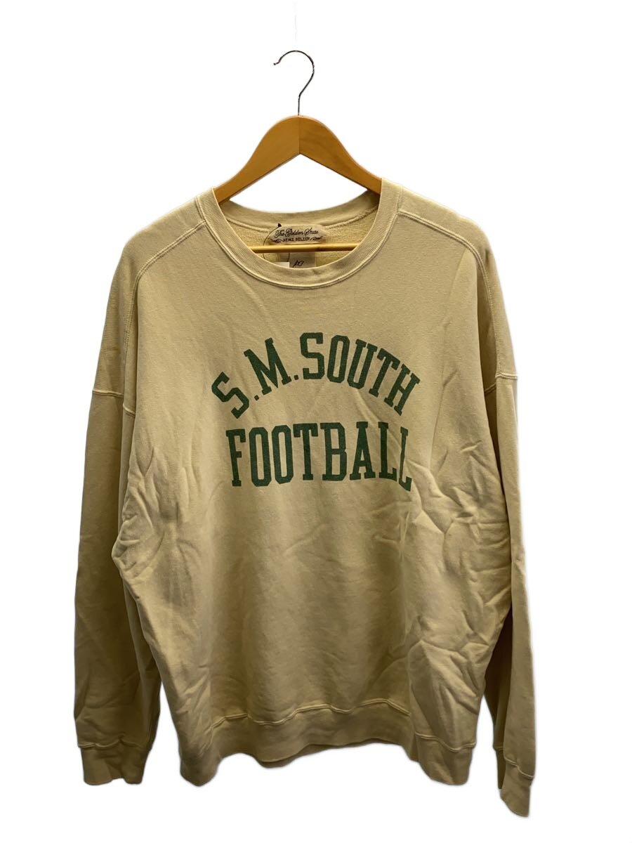 【中古】REMI RELIEF◆別注SP製作飛び裏毛労働者の一団/(S.M.SOUTH FOOTBALL)/M/綿織物/BEG/刷り上げる【メンズウェア】