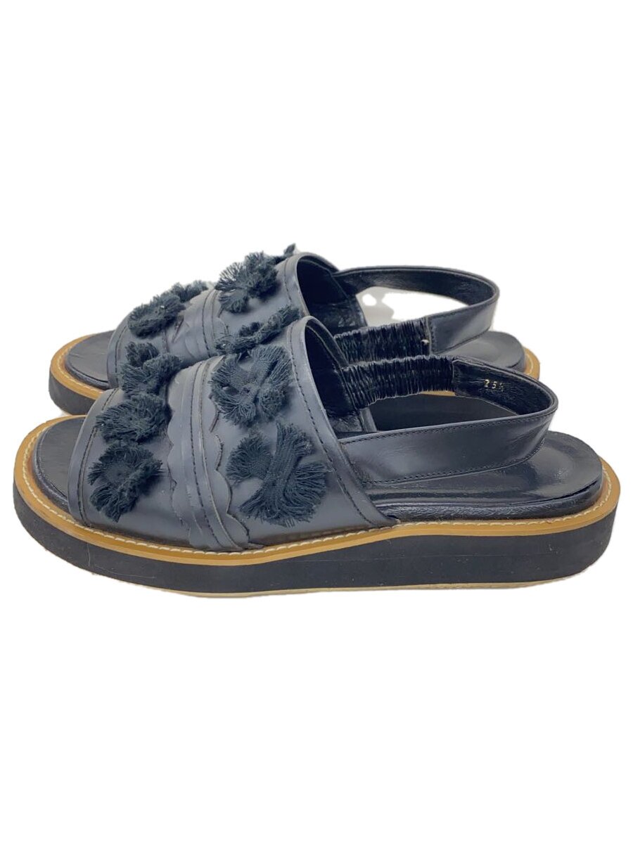 【中古】tricot COMME des GARCONS◆サンダル/25.5糎/BLK【シューズ】