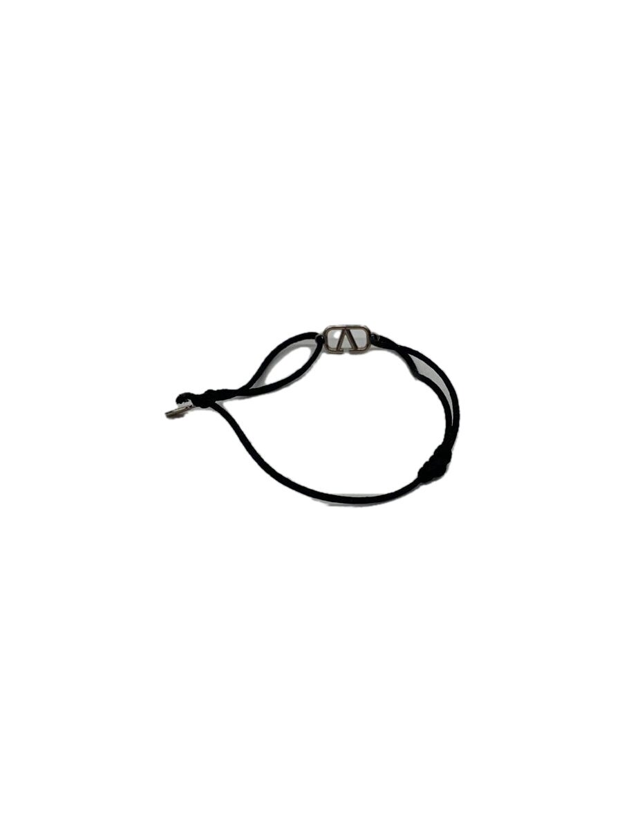 【中古】VALENTINO GARAVANI◆Vlogo Signature Bracelet/綿織物/BLK/レディース/Y2J0M96DTK【服飾雑貨他】